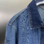 Louis Vuitton organic denim workwear overshirt with a tonal gradient effect - Image 3