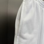 Balenciaga Political Campaign cotton-jersey shorts in White - Image 7