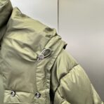 Moncler Maya Down Jacket In Olive Green Nylon - Image 10
