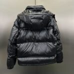Prada Re-Nylon Hooded Down Jacket Black - Image 8