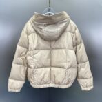 Louis Vuitton Hooded Quilted Ripstop Jacket Beige - Image 3
