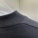 Balenciaga Layered Sports cotton sweatshirt in black with a white logo print - Image 4