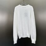 Louis Vuitton Monogram Pointelle Cotton Pullover in white - Image 8