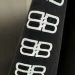 Balenciaga BB Paris Icon medium fit hoodie in black with a washed-out effect - Image 6