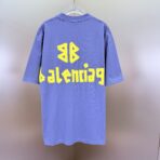 Balenciaga New Tape Type T-shirt Medium Fit in Blue - Image 4