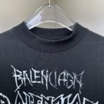 Balenciaga DIY Metal T-shirt in black with white print. - Image 3