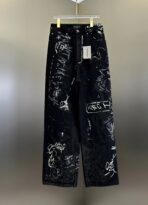 Balenciaga Graffiti Baggy Jeans