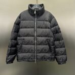 Dior Oblique Down Jacket Black Technical Jacquard