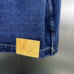 Louis Vuitton organic denim workwear overshirt with a tonal gradient effect - Image 10