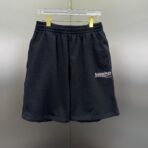 Balenciaga Political Campaign cotton-jersey shorts in black