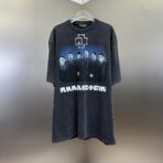 Balenciaga Rammstein Short-Sleeve T-Shirt in black
