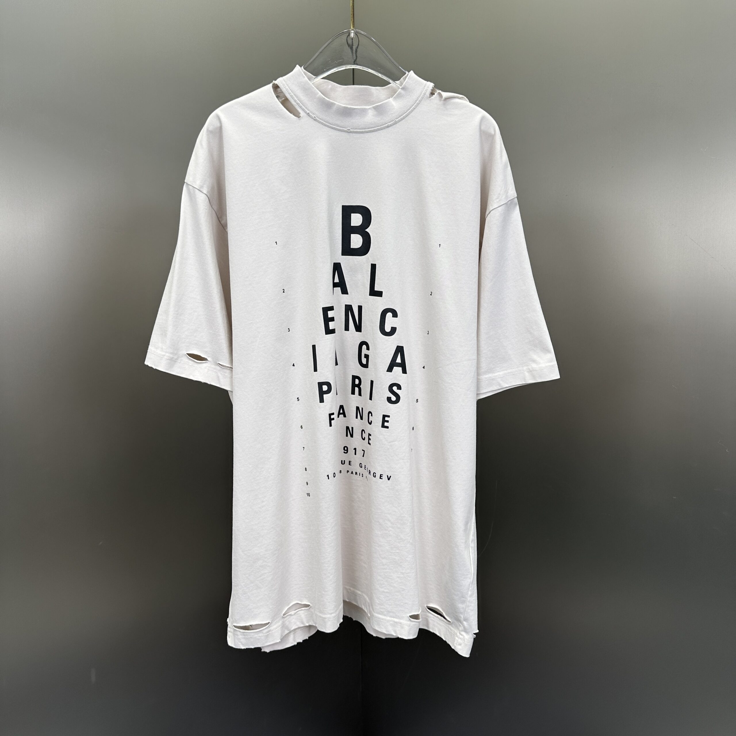 176ae20d Balenciaga Optical cotton short-sleeved T-shirt - Image 1