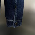 Louis Vuitton organic denim workwear overshirt with a tonal gradient effect - Image 5