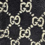 Gucci Jumbo GG High-Pile Fleece Jacket Navy - Image 11