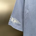 Balenciaga Burning Unity oversized T-shirt in washed-out blue vintage cotton jersey - Image 4