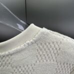 Louis Vuitton Textured Oversized T-Shirt in White - Image 7