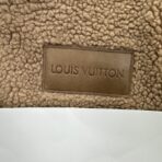 Louis Vuitton Leather Patch Fleece Blouson in beige - Image 8