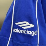 Balenciaga Paris Soccer T-Shirt Blue - Image 5