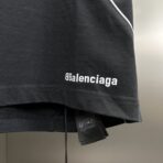 Balenciaga Paris Soccer T-Shirt Black - Image 4