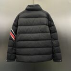 Moncler Solayan Short Down Jacket Black - Image 3