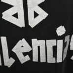 Balenciaga New Tape Type T-shirt Medium Fit in Black - Image 7