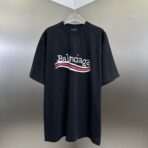 Balenciaga Political Campaign short sleeve T-shirt in Black