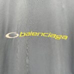 Balenciaga oversized logo-embroidered cotton-jersey T-shirt in blue. - Image 9