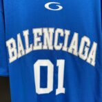 Balenciaga Basketball Series - Oversized T-shirt in Blue - Image 9
