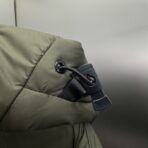 Burberry Side Logo Down Jacket Khaki - Image 4