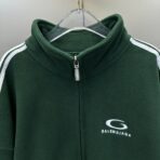 Balenciaga Loop Sports Icon zip-up jacket Green - Image 5