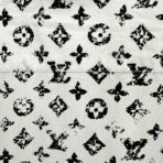 Louis Vuitton Graphic Monogram Shirt in a black and white colorway. - Image 8