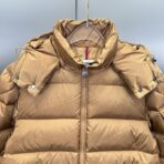 Moncler Maya Down Jacket In Olive Beige - Image 5