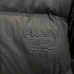 Prada Re-Nylon Hooded Down Jacket Black - Image 9