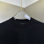 Balenciaga Mirror Logo T-shirt in black cotton jersey. - Image 4