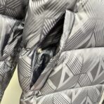 Dior Oblique Down Jacket Navy Blue Technical Jacquard - Image 5