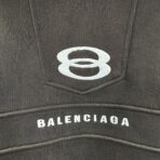 Balenciaga 8 logo zip-up hoodie - Image 4