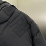 Fendi Puffer Jacket All-Over Embossed FF Logo Pattern - Image 4