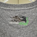 Louis Vuitton Argyle Crewneck sweater in graphite baby merino wool - Image 3