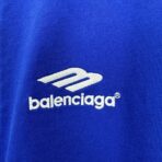 Balenciaga Paris Soccer T-Shirt Blue - Image 7