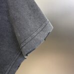 Balenciaga Tape Type Medium Fit T-shirt in faded washed navy cotton jersey - Image 6