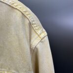 Louis Vuitton Garment-Dyed Denim Type II Trucker Jacket in pale yellow - Image 5