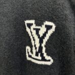 Louis Vuitton LV Intarsia Crewneck in navy, made from a wool and polyamide blend - Image 7