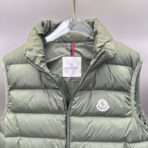 Moncler Contrin Down Vest Green - Image 5