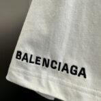 Balenciaga White Oversized Cotton Alien T-Shirt - Image 4