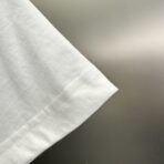 Louis Vuitton Rhinestone Signature T-Shirt in white cotton jersey with an LV chain embellishment. - Image 10