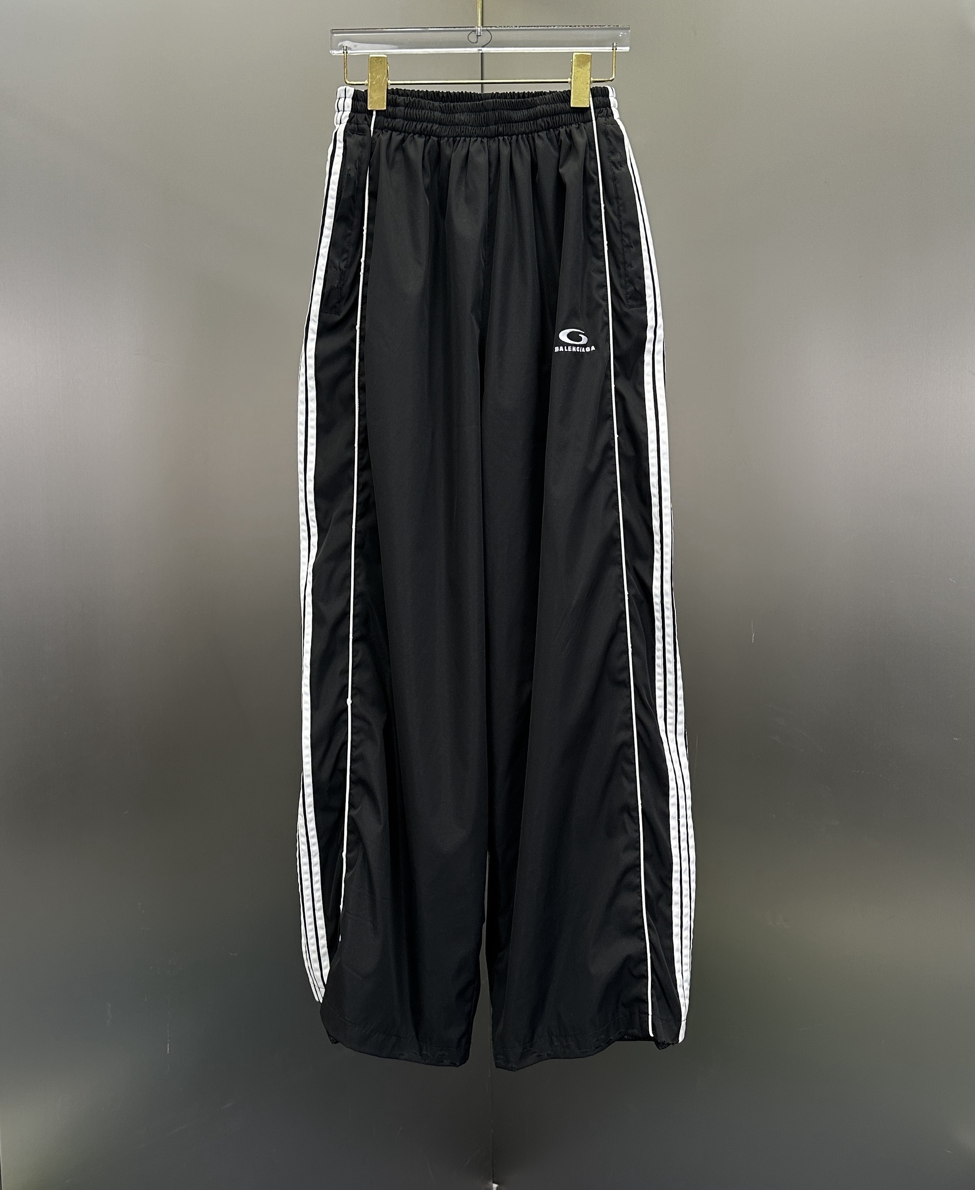 519ec472 Balenciaga Tracksuit Pants with G-Logo and Stripes - Image 1