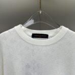 Louis Vuitton Monogram Pointelle Cotton Pullover in white - Image 7