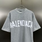 Balenciaga New Tape Type T-shirt Medium Fit in Grey - Image 5