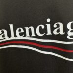 Balenciaga Political Campaign large-fit T-shirt in black cotton. - Image 8