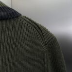 Moncler Padded Wool Cardigan Jacket Green - Image 9